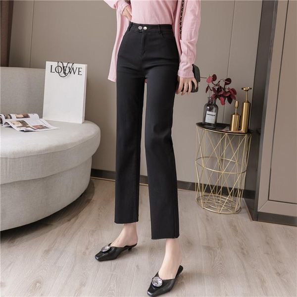 women's pants & capris blusas feminina 2021 women, Black;white 
women's pants & capris blusas feminina 2021 women, Black;white
