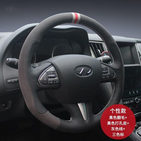 steering wheel covers for infiniti q50l q70 fx35 ex25 g37 qx50 diy hand-stitched leather suede car cover
steering wheel covers for infiniti q50l q70 fx35 ex25 g37 qx50 diy hand-stitched leather suede car cover