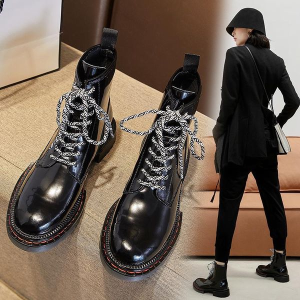 boots women shoes platform lace-up 2021 winter ankle for black zapatos de mujer plataform chunky
boots women shoes platform lace-up 2021 winter ankle for black zapatos de mujer plataform chunky