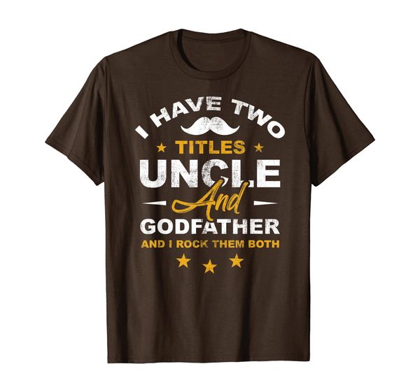 Mens I Have 2 Titles Uncle Godfather Funny Cool Goddad Gifts T-Shirt, Mainly pictures
Mens I Have 2 Titles Uncle Godfather Funny Cool Goddad Gifts T-Shirt, Mainly pictures