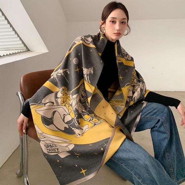 scarves winter warm women cashmere scarf design vintage carriage star pashmina blanket bufandas invierno mujer neckerchief, Blue;gray
scarves winter warm women cashmere scarf design vintage carriage star pashmina blanket bufandas invierno mujer neckerchief, Blue;gray