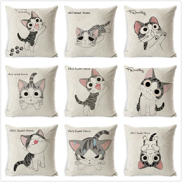 cushion/decorative pillow cheese cat cushion cover cute cartoon decorative pillowcase throw case 45*45cm for sofa funda cojin kussenhoes
cushion/decorative pillow cheese cat cushion cover cute cartoon decorative pillowcase throw case 45*45cm for sofa funda cojin kussenhoes