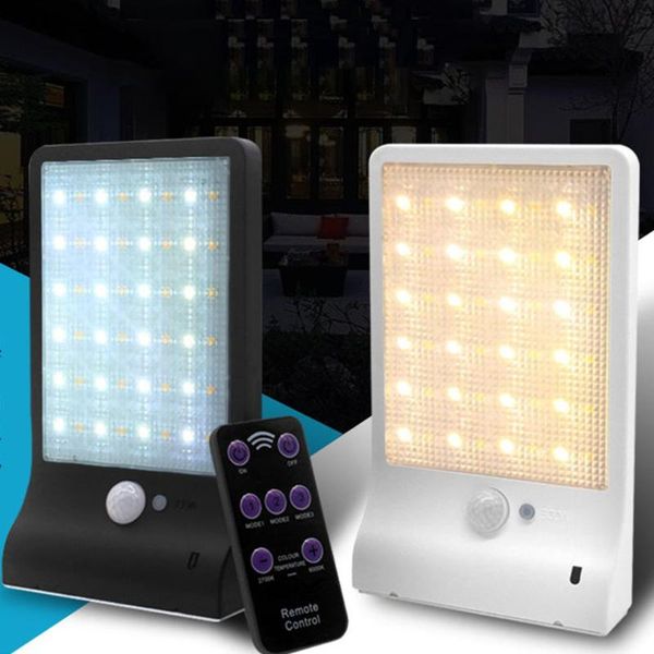 solar lamps 48led lamp human induction outdoor waterproof street wall remote control 8 meters black/white
solar lamps 48led lamp human induction outdoor waterproof street wall remote control 8 meters black/white
