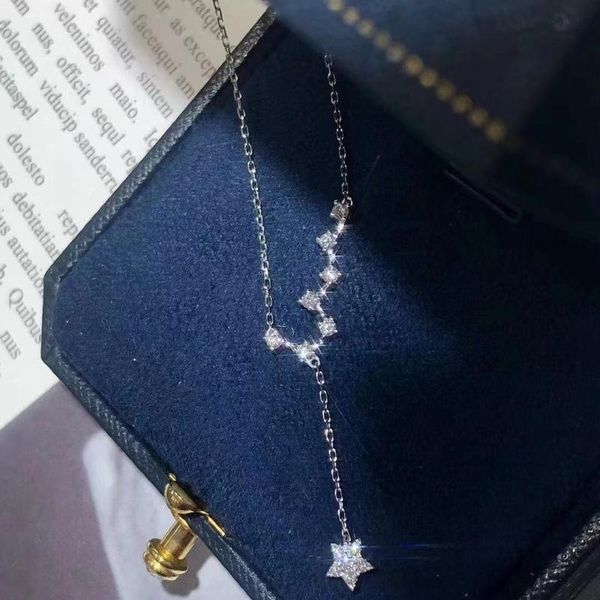chains designer original diamond star long necklace pendant elegant temperament charm ladies jewelry wedding banquet accessories, Silver
chains designer original diamond star long necklace pendant elegant temperament charm ladies jewelry wedding banquet accessories, Silver