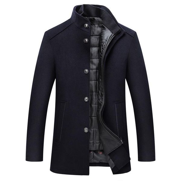 winter men wool jacket slim fit thick warm coat oat with adjustable vest male woolen single breasted jackets mens brand clot men's & bl, Black
winter men wool jacket slim fit thick warm coat oat with adjustable vest male woolen single breasted jackets mens brand clot men's & bl, Black