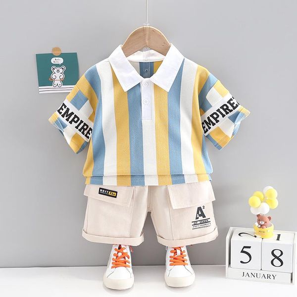 toddler baby boys girls clothing sets kids infant cotton letter striped t-shirts+tooling pants summer child outfits, White
toddler baby boys girls clothing sets kids infant cotton letter striped t-shirts+tooling pants summer child outfits, White