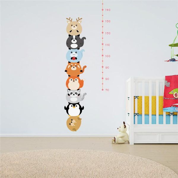 wall stickers cute animal height measure for kids room decoration cartoon safari growth chart mural art diy pvc home decal
wall stickers cute animal height measure for kids room decoration cartoon safari growth chart mural art diy pvc home decal