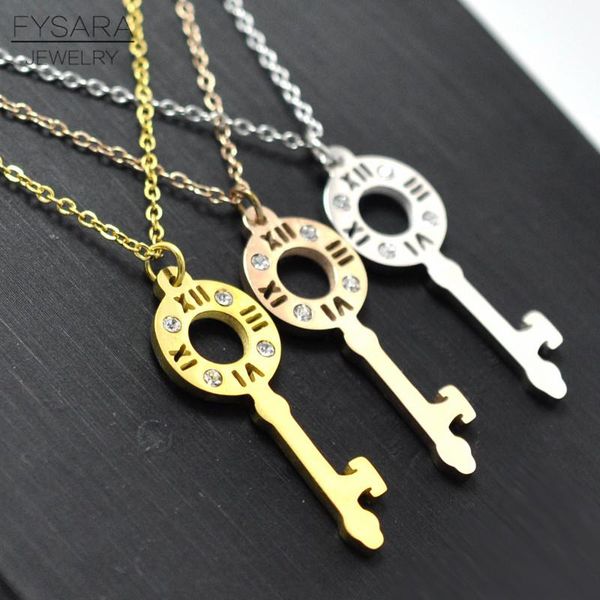 pendant necklaces fysara roman numerial letter key necklace for women crystals short pendants & party couple love, Silver
pendant necklaces fysara roman numerial letter key necklace for women crystals short pendants & party couple love, Silver