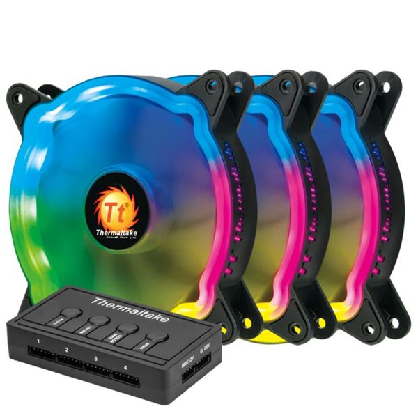 fans & coolings thermaltake 120mm cpu cooler 3 pack 1300rpm 6pin pc computer case chassis cooling with rgb led lighting radiator
fans & coolings thermaltake 120mm cpu cooler 3 pack 1300rpm 6pin pc computer case chassis cooling with rgb led lighting radiator