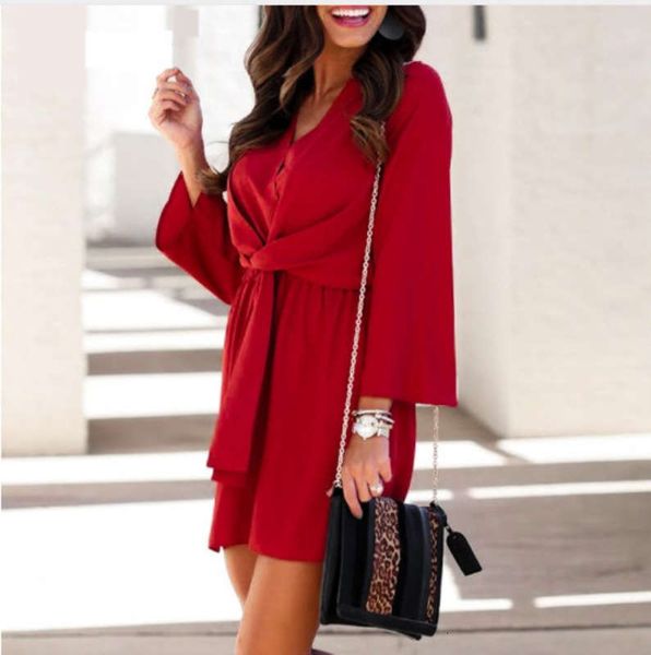 casual dresses summer wind deep v chiffon bow office bandage women's short dress, Black;gray
casual dresses summer wind deep v chiffon bow office bandage women's short dress, Black;gray