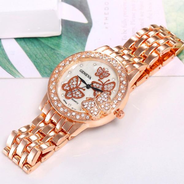 wristwatches montre femme womens watches rose gold luxury wristwatch clock stainless steel strap butterfly waterproof woman fashion watch, Slivery;brown
wristwatches montre femme womens watches rose gold luxury wristwatch clock stainless steel strap butterfly waterproof woman fashion watch, Slivery;brown
