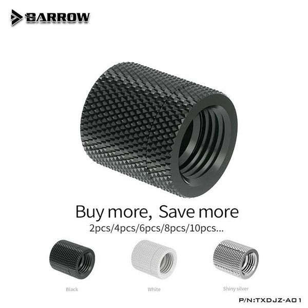 barrow txdjz-a01,g1/4 double internal thread rotating fitting,black/silver/white female to fitting for water cooler pc fans & coolings
barrow txdjz-a01,g1/4 double internal thread rotating fitting,black/silver/white female to fitting for water cooler pc fans & coolings