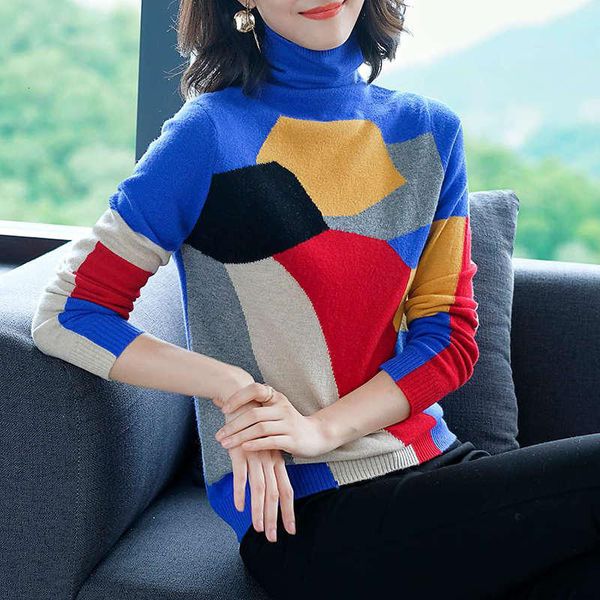 tees 2021 new outer wear thick high neck bottoming shirt women autumn and winter all-match loose lazy women's sweater long sleeves, White
tees 2021 new outer wear thick high neck bottoming shirt women autumn and winter all-match loose lazy women's sweater long sleeves, White
