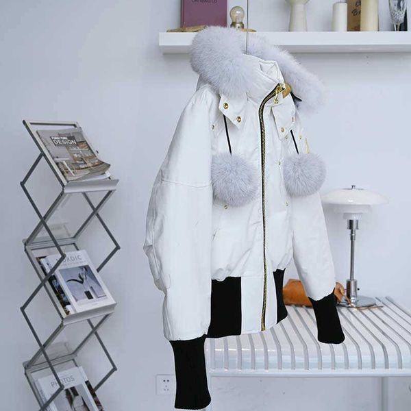 women moose coat black ballistic bomber jacket slim on waist short coats with hooded white big fur collar scissors on the arm xs- gold
women moose coat black ballistic bomber jacket slim on waist short coats with hooded white big fur collar scissors on the arm xs- gold