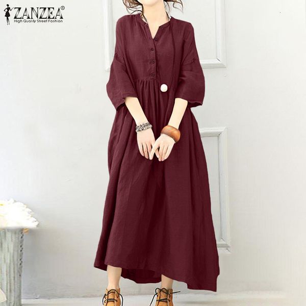 women's blouses & shirts casual solid robe 2021 women mid-calf dress semmer short sleeve shirt zanzea ladies vintage pleated vesti, White
women's blouses & shirts casual solid robe 2021 women mid-calf dress semmer short sleeve shirt zanzea ladies vintage pleated vesti, White