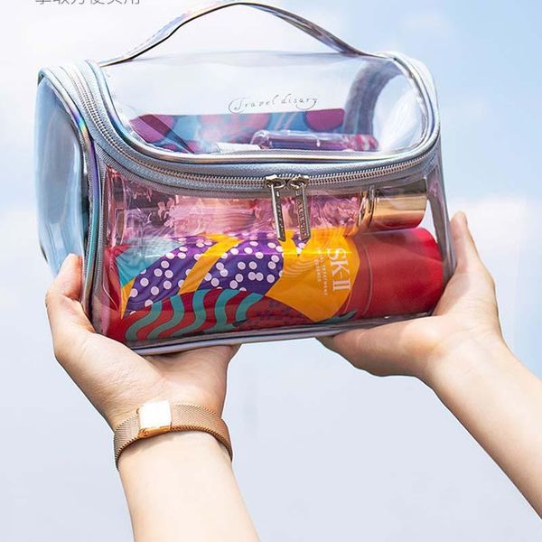 storage bags transparent waterproof net red cosmetic bag female korean student portable large-capacity toiletry
storage bags transparent waterproof net red cosmetic bag female korean student portable large-capacity toiletry