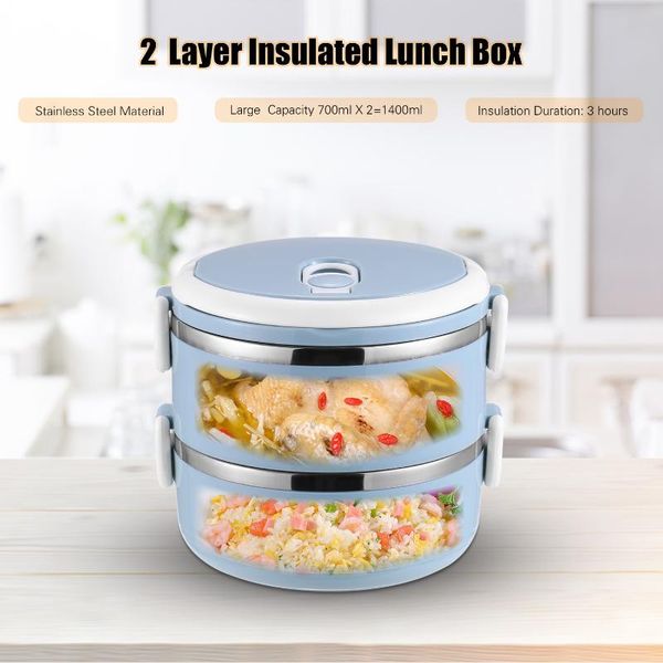dinnerware sets stainless steel bento box meal storage prep lunch 1.4l double layer reusable microwavable containers home lunchbox
dinnerware sets stainless steel bento box meal storage prep lunch 1.4l double layer reusable microwavable containers home lunchbox