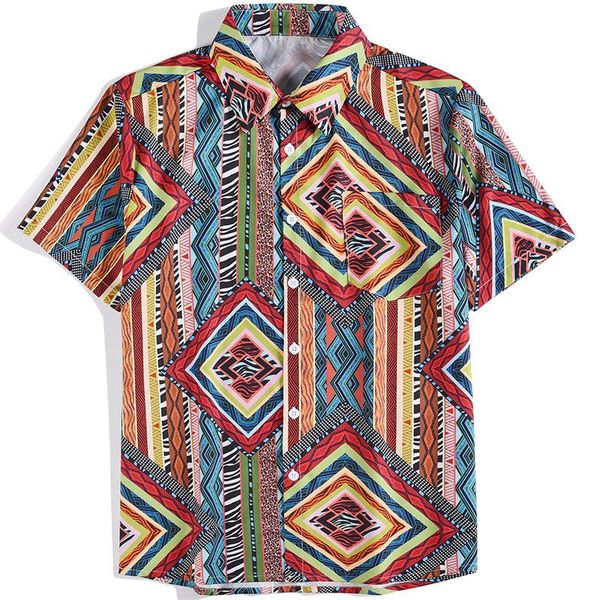 men's casual shirts leviortin mens hawaiian shirt colorful striped geometry pattern print beach loose light chest pocket short sleeve, White;black
men's casual shirts leviortin mens hawaiian shirt colorful striped geometry pattern print beach loose light chest pocket short sleeve, White;black