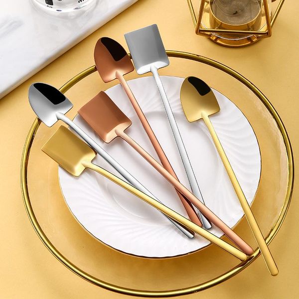 spoons creative stainless steel spoon long handle shovel-shaped stirring ice cream coffee honey kitchen gadgets accessories
spoons creative stainless steel spoon long handle shovel-shaped stirring ice cream coffee honey kitchen gadgets accessories