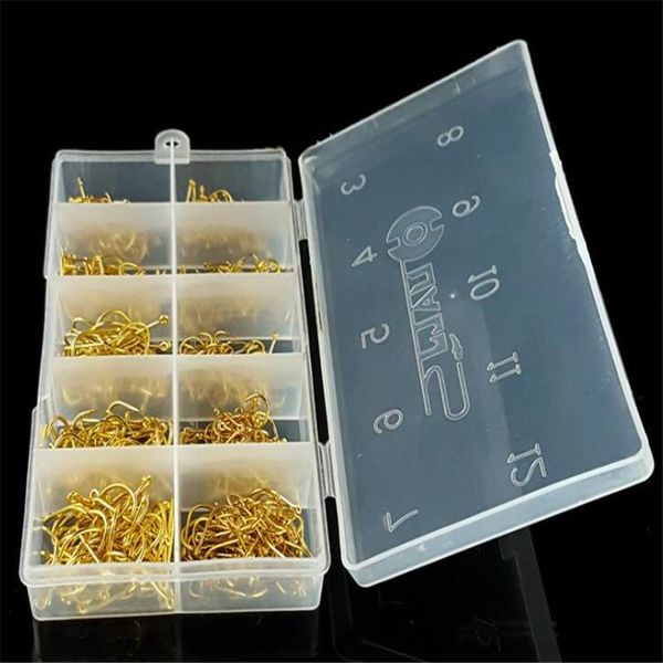 500pcs 13 sizes 3# -12# carbon steel fishing jig hooks silver carp tackle box fish barbed hook set accessories
500pcs 13 sizes 3# -12# carbon steel fishing jig hooks silver carp tackle box fish barbed hook set accessories