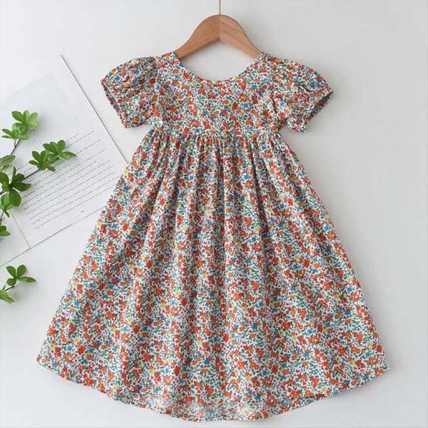 girls summer flower casual children girl dress short sleeve backless design clothes kids party princess, Red;yellow
girls summer flower casual children girl dress short sleeve backless design clothes kids party princess, Red;yellow
