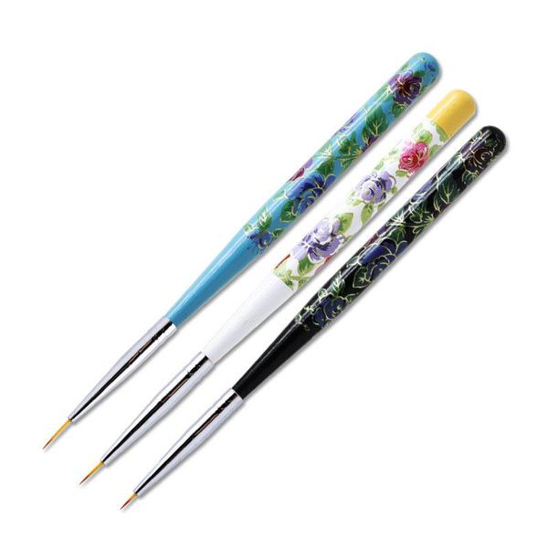 nail brushes art paint pens three packs of white blue and black three-color drawing tools, Yellow
nail brushes art paint pens three packs of white blue and black three-color drawing tools, Yellow