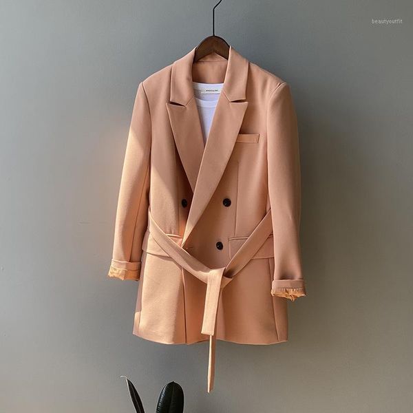 spring blazer turn down collar vintage with belt casaco feminino for women elegant coat outerwear women's suits & blazers, White;black
spring blazer turn down collar vintage with belt casaco feminino for women elegant coat outerwear women's suits & blazers, White;black
