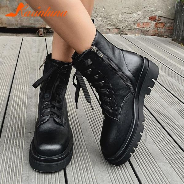 boots karin dropship genuine leather round toe square thick heels cross-tied zip ankle, Black
boots karin dropship genuine leather round toe square thick heels cross-tied zip ankle, Black