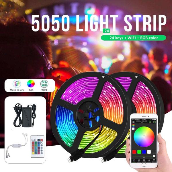 strips 10m bluetooth led strip 2835 ip65 rgb light flexible ribbon stripe dc 12v diode tape ir controller adapter
strips 10m bluetooth led strip 2835 ip65 rgb light flexible ribbon stripe dc 12v diode tape ir controller adapter