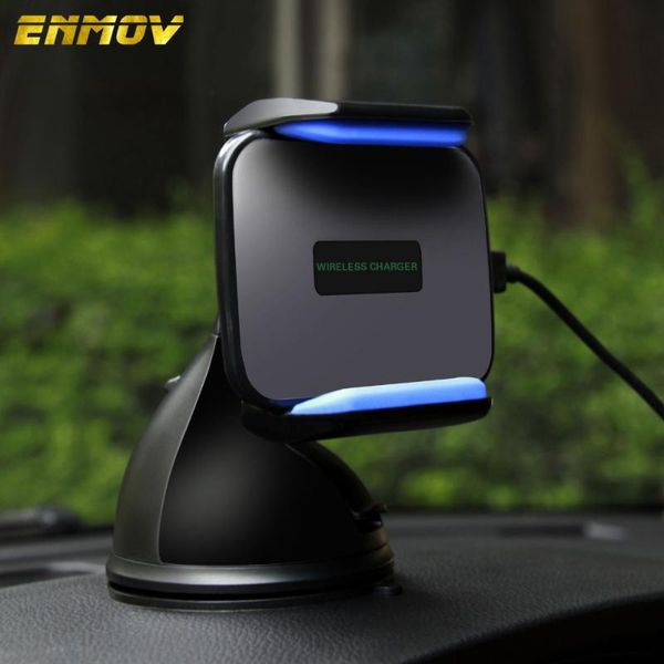 cell phone mounts & holders enmov automatic clamping qi wireless smart charger holder mount for s10 xs max
cell phone mounts & holders enmov automatic clamping qi wireless smart charger holder mount for s10 xs max