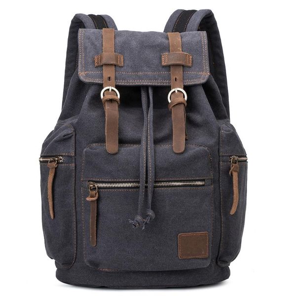 wholesale canvas vintage backpack leather trim casual bookbag men women laptravel rucksack 24pcs/lot school bags
wholesale canvas vintage backpack leather trim casual bookbag men women laptravel rucksack 24pcs/lot school bags