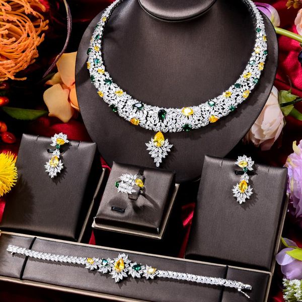 earrings & necklace missvikki luxury jewelry set full cubic zircon crystal cz dubai bridal wedding sets dress accessarie, Silver
earrings & necklace missvikki luxury jewelry set full cubic zircon crystal cz dubai bridal wedding sets dress accessarie, Silver