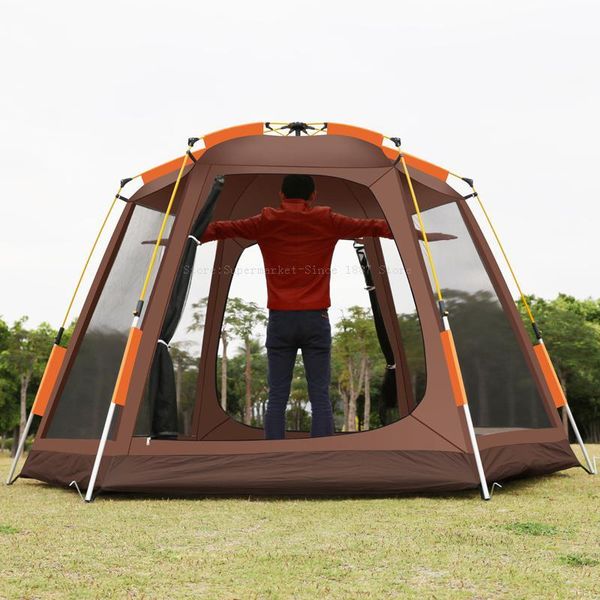 tent outdoor 3-4 people 5-8 fully automatic household rainstorm 6 angle camping double thickened big tents and shelters
tent outdoor 3-4 people 5-8 fully automatic household rainstorm 6 angle camping double thickened big tents and shelters
