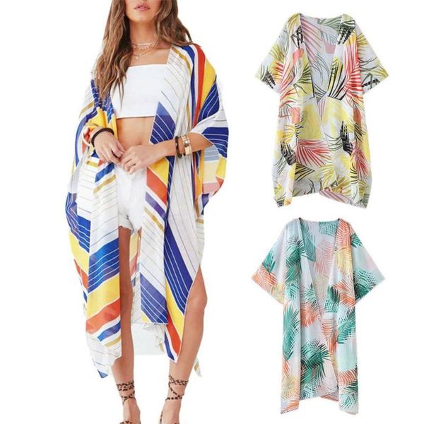 two-piece suits women chiffon stripe leaf sun front open 3/4 sleeve coverup cardigan stripe/ design perfect gifts
two-piece suits women chiffon stripe leaf sun front open 3/4 sleeve coverup cardigan stripe/ design perfect gifts