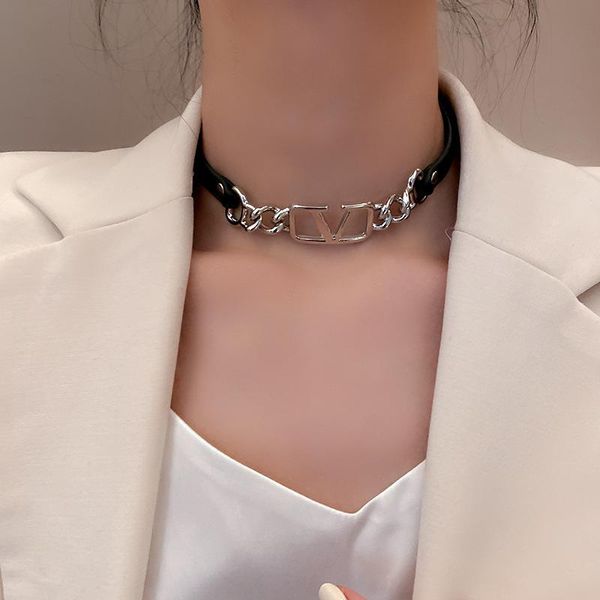 chains personality metal letters splicing necklace chain tide female cold wind clavicle, Silver
chains personality metal letters splicing necklace chain tide female cold wind clavicle, Silver
