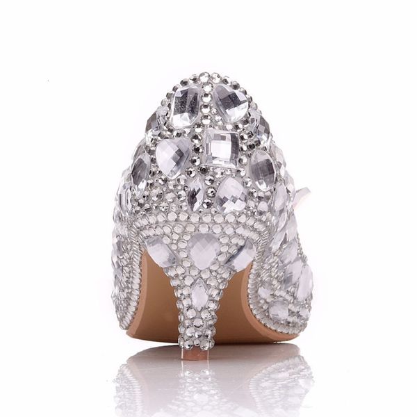 sandals wedding shoes crystal thin heels sier pointed toe music concert banquet personalized gift princess lady pumps, Black
sandals wedding shoes crystal thin heels sier pointed toe music concert banquet personalized gift princess lady pumps, Black