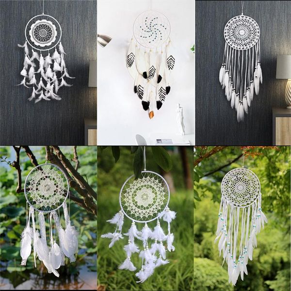 decorative objects & figurines 1 piece hanging decoration dream catcher white net with feather dreamcatcher girl heart presents room wall de
decorative objects & figurines 1 piece hanging decoration dream catcher white net with feather dreamcatcher girl heart presents room wall de