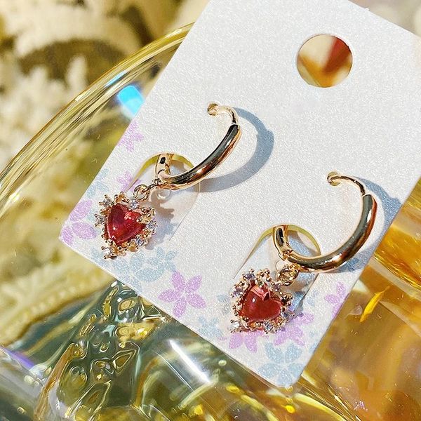hoop & huggie mengjiqiao korean elegant cute red heart rhinestone earrings for women girls gold color metal circle oorbellen jewelry, Golden;silver
hoop & huggie mengjiqiao korean elegant cute red heart rhinestone earrings for women girls gold color metal circle oorbellen jewelry, Golden;silver