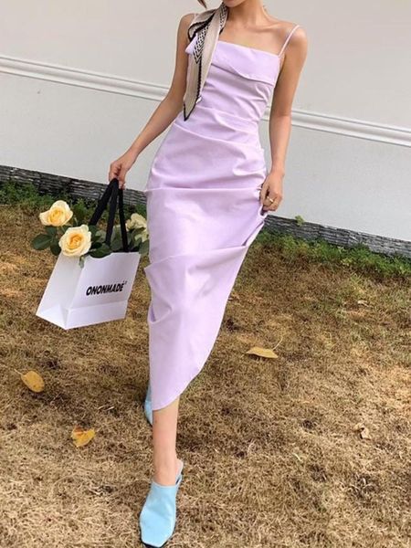 casual dresses summer shoulder irregular hem split strap dress female skirt slip party, Black;gray
casual dresses summer shoulder irregular hem split strap dress female skirt slip party, Black;gray