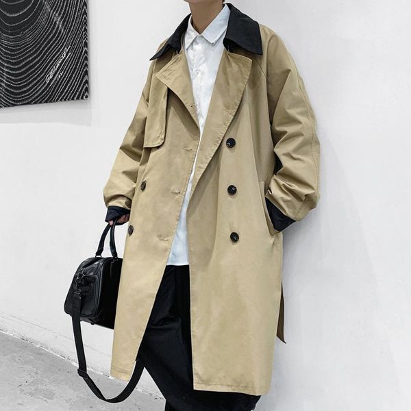 men's trench coats 2021 arrival autumn fashion long style coat men double breasted men,winter casual jackets full size -5xl, Tan;black
men's trench coats 2021 arrival autumn fashion long style coat men double breasted men,winter casual jackets full size -5xl, Tan;black