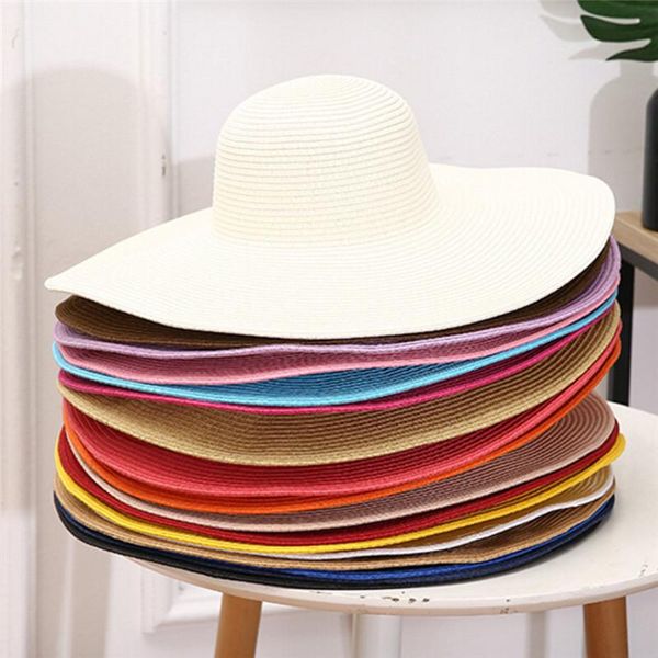 summer large brim straw hat women girls fashion sun uv protect big bow beach wide hats, Blue;gray
summer large brim straw hat women girls fashion sun uv protect big bow beach wide hats, Blue;gray