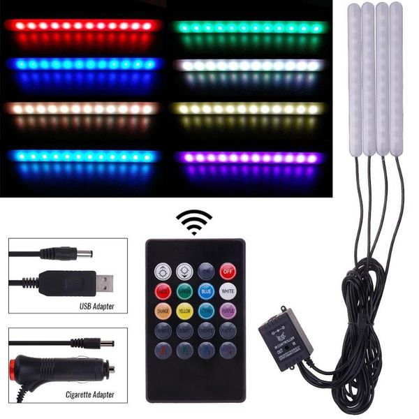 interior&external lights 2021 car atmosphere light usb foot / cigarette remote control indoor environment decorative led lamp strip accessor
interior&external lights 2021 car atmosphere light usb foot / cigarette remote control indoor environment decorative led lamp strip accessor
