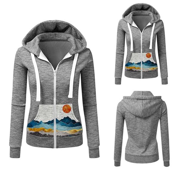 women's hoodies & sweatshirts fashion printed stitching slim-fit hooded cardigan zipper sweater pullover sweatshirt, Black
women's hoodies & sweatshirts fashion printed stitching slim-fit hooded cardigan zipper sweater pullover sweatshirt, Black