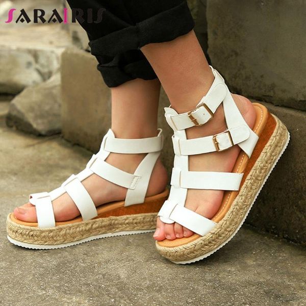 dress shoes sarairis retro lady casual beach sandals summer gladiator women open toe ankle strap wedges solid woman, Black
dress shoes sarairis retro lady casual beach sandals summer gladiator women open toe ankle strap wedges solid woman, Black
