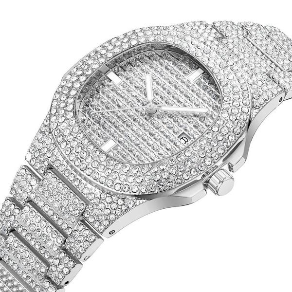 wristwatches feminino relogio men women watches crystal full steel date ladies wristwatch quartz reloj hombre zegarek damski, Slivery;brown
wristwatches feminino relogio men women watches crystal full steel date ladies wristwatch quartz reloj hombre zegarek damski, Slivery;brown