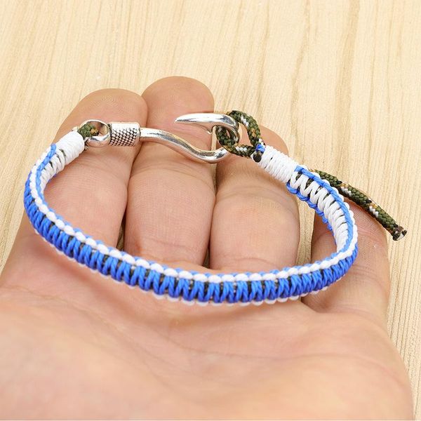 boho hand braided fish hook viking bracelet fashion mens rope braclet for men women adjustable armband jewelry homme charm bracelets, Golden;silver
boho hand braided fish hook viking bracelet fashion mens rope braclet for men women adjustable armband jewelry homme charm bracelets, Golden;silver