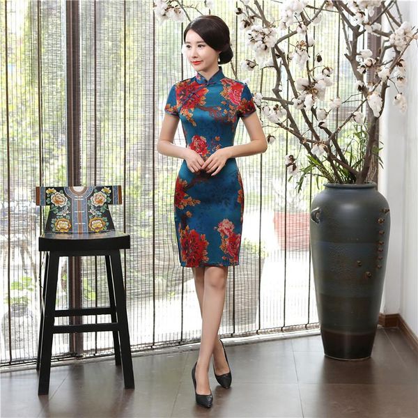 shanghai story arrival summer short qipao floral cheongsam dress traditional clothing chinese oriental dresses for woman ethnic, Red
shanghai story arrival summer short qipao floral cheongsam dress traditional clothing chinese oriental dresses for woman ethnic, Red