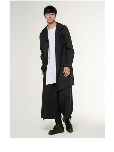 men's trench coats spring and autumn lapel in solid color, medium long coat, irregular asymmetrical design, slant coat, Tan;black
men's trench coats spring and autumn lapel in solid color, medium long coat, irregular asymmetrical design, slant coat, Tan;black