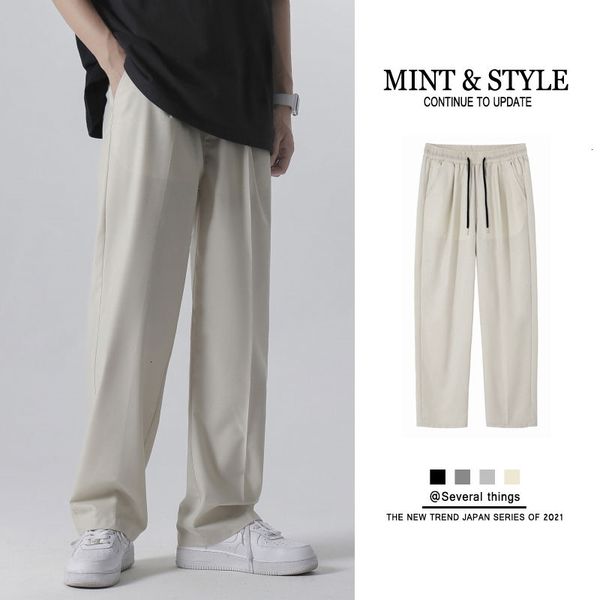 men's pants summer thin casual fashion gray black khaki wide-leg men korean loose breathable suit mens trousers nn67
men's pants summer thin casual fashion gray black khaki wide-leg men korean loose breathable suit mens trousers nn67