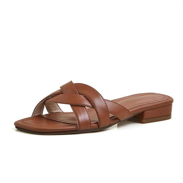 elegant female slippers peep toe 2cm low square heels sandals for girls 2021 summer casual basic shoes woman, Black
elegant female slippers peep toe 2cm low square heels sandals for girls 2021 summer casual basic shoes woman, Black